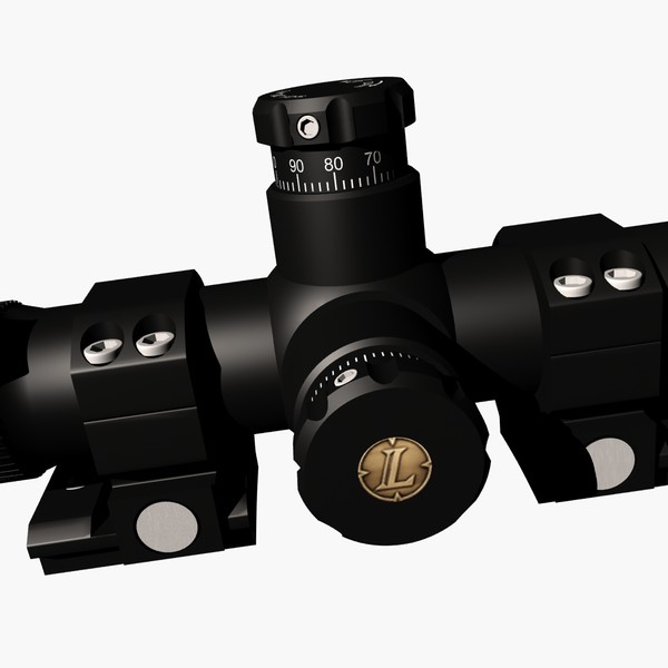 3ds max leupold mark 4 ert - Leupold Mark 4 ERT (Sniper & Sporting) Rifle Scope by Imagetek3D